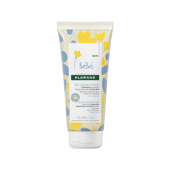 Klorane Bebe Gel Lavant Doux Απαλό Τζελ Καθαρισμού για Βρέφη, 200ml
