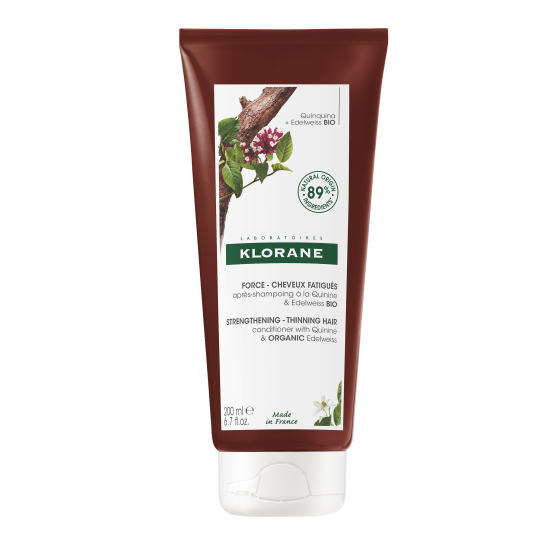 Klorane Quinine Μαλακτική Κρέμα για Ενδυνάμωση & Τριχόπτωση με Κινίνη και Βιολογικό Εντελβάις 200ml