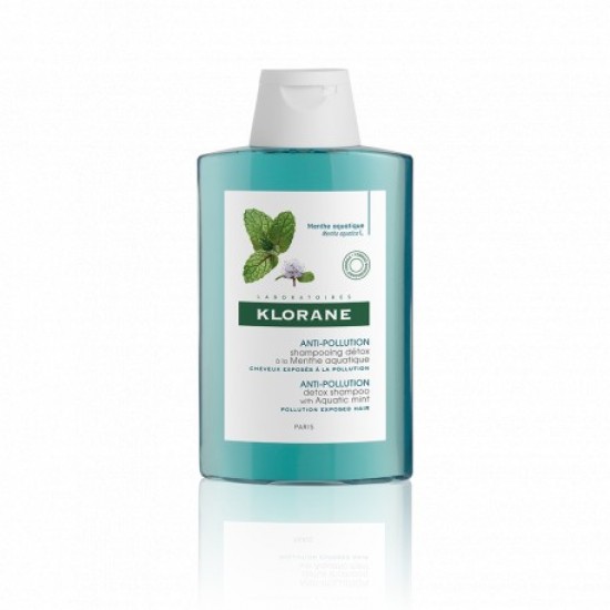 Klorane Aquatic Mint Anti-Pollution Shampoo Αποτοξίνωσης 200ml
