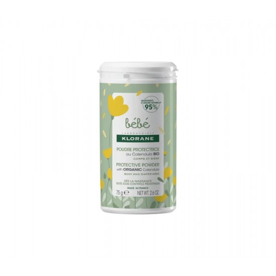 Klorane Poudre Protective with Organic Calendula Βρεφική Πούδρα 75gr