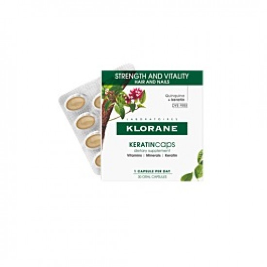 Klorane Keratin, Συμπλήρωμα Διατροφής με Κερατίνη 30caps