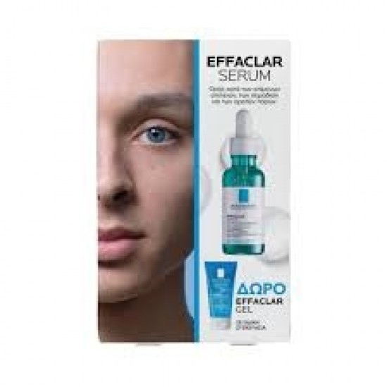 La Roche-Posay Effaclar Serum, Ορός Κατά των Επίμονων Ατελειών με Δώρο Effaclar Gel 500ml