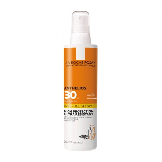 La Roche Posay Anthelios Invisible Spray SPF30, Αντηλιακό Spray Σώματος 200ml