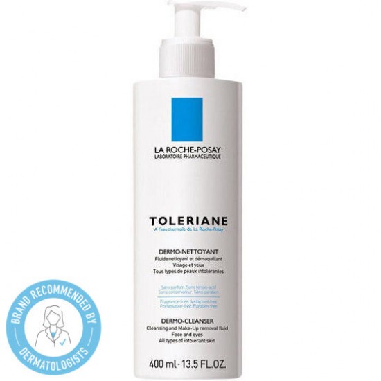 La Roche Posay Toleriane Dermonettoyant, Γαλάκτωμα Καθαρισμού Προσώπου - Ματιών, 400ml
