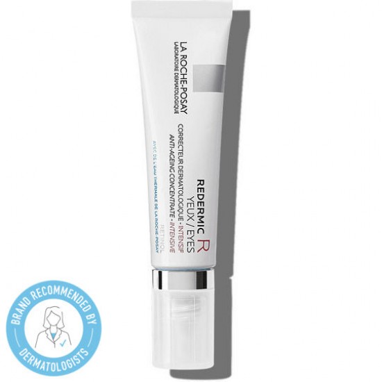 La Roche Posay Redermic R Eyes 15ml, Κρέμα Ματιών, Ρυτίδες, Μαύροι Κύκλοι, Σημάδια Κούρασης