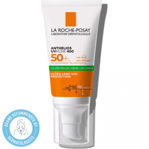La Roche Posay Anthelios UVMune 400 Oil Control Gel-Cream SPF50+ Αντηλιακή Κρέμα Προσώπου για Ματ Αποτέλεσμα 50ml La Roche Posay Anthelios UVMune 400 Oil Control Gel-Cream SPF50+ Αντηλιακή Κρέμα Προσώπου για Ματ Αποτέλεσμα 50ml