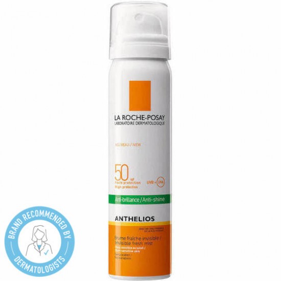 La Roche Posay Anthelios Anti-brillance Mist SPF50 Αντιηλιακό Σπρέι Προσώπου για Ματ Αποτέλεσμα 75ml