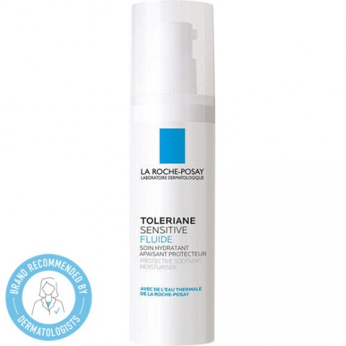 La Roche Posay Toleriane Sensitive Fluide, Ενυδατική Κρέμα Προσώπου με Πρεβιοτικά 40ml