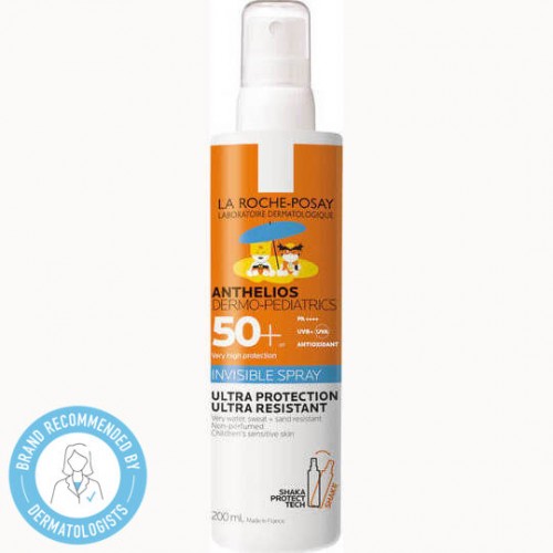 La Roche Posay Anthelios Dermo-Pediatrics Invisible Spray SPF50+ Αόρατο Παιδικό Αντηλιακό Spray Σώματος με Πολύ Υψηλή Προστασία 200ml La Roche Posay Anthelios Dermo-Pediatrics Invisible Spray SPF50+ Αόρατο Παιδικό Αντηλιακό Spray Σώματος με Πολύ Υψηλή Προστασία 200ml