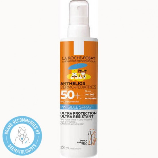 La Roche Posay Anthelios Dermo-Pediatrics Invisible Spray SPF50+ Αόρατο Παιδικό Αντηλιακό Spray Σώματος με Πολύ Υψηλή Προστασία 200ml La Roche Posay Anthelios Dermo-Pediatrics Invisible Spray SPF50+ Αόρατο Παιδικό Αντηλιακό Spray Σώματος με Πολύ Υψηλή Προστασία 200ml
