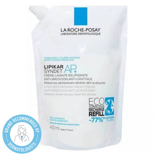 La Roche Posay Lipikar Syndet AP+ Cream REFILL Κρεμώδες Αφρόλουτρο Για Το Ξηρό Δέρμα Με Τάση Ατοπίας 400ml La Roche Posay Lipikar Syndet AP+ Cream REFILL Κρεμώδες Αφρόλουτρο Για Το Ξηρό Δέρμα Με Τάση Ατοπίας 400ml