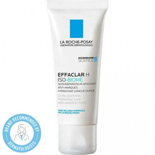 La Roche Posay Effaclar H Iso-Biome, Ενυδατική Κρέμα Προσώπου για Λιπαρό Δέρμα με Τάση Ακμής 40ml