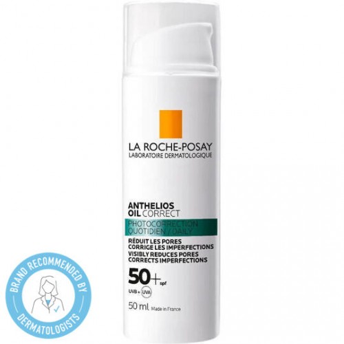 La Roche Posay Anthelios Oil Correct Daily Gel-Cream SPF50+, Αντηλιακό Προσώπου για τις Ατέλειες 50ml