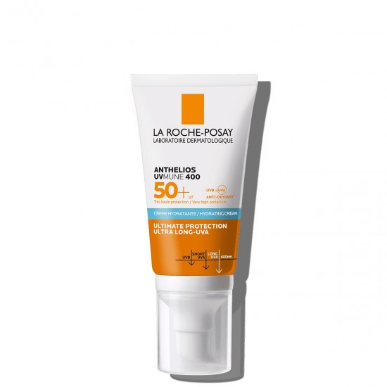La Roche-Posay Anthelios UVmune 400 Hydrating Cream SPF50+, Αντηλιακή Ενυδατική Κρέμα, με Άρωμα 50ml