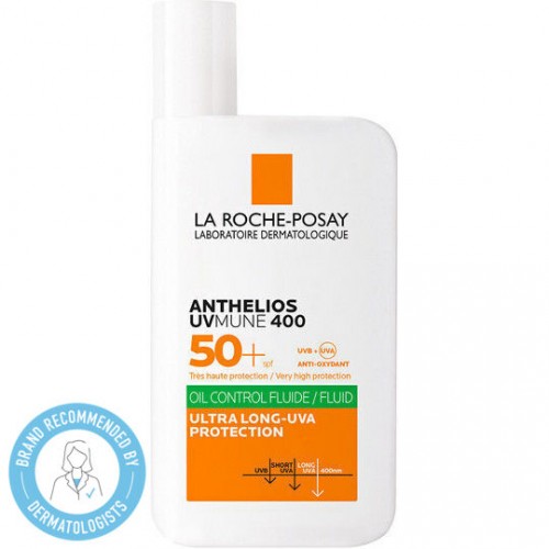La Roche Posay Anthelios Uvmune 400 Oil Control Fluid Αντηλιακό Προσώπου για το Λιπαρό Δέρμα SPF50 50ml La Roche Posay Anthelios Uvmune 400 Oil Control Fluid Αντηλιακό Προσώπου για το Λιπαρό Δέρμα SPF50 50ml