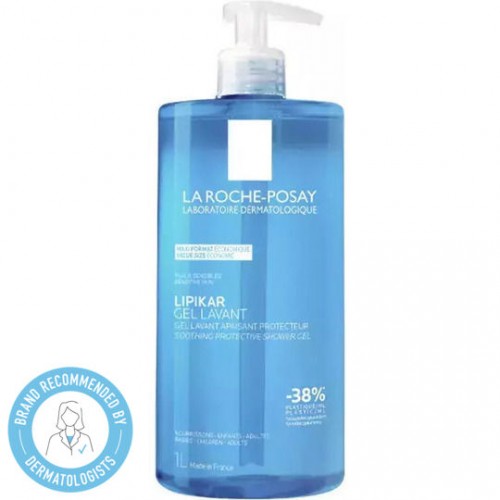 La Roche Posay Lipikar Gel Lavant, Απαλός Καθαρισμός Προσώπου & Σώματος, Βρέφη, Παιδιά, Ενήλικες 1000ml