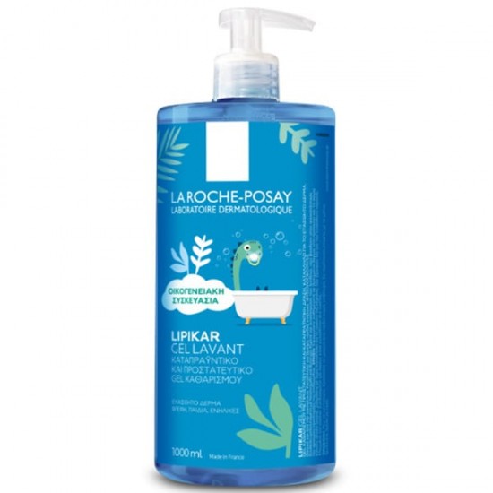 La Roche Posay Lipikar Gel Lavant, Απαλός Καθαρισμός Προσώπου & Σώματος, Βρέφη, Παιδιά, Ενήλικες 1000ml