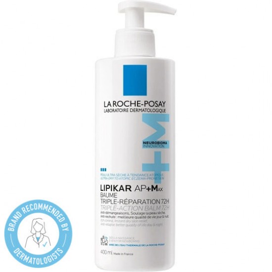 La Roche-Posay Lipikar Baume AP+MAX Ενυδατικό Balm Σώματος 400ml La Roche-Posay Lipikar Baume AP+MAX Ενυδατικό Balm Σώματος 400ml