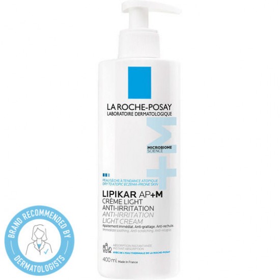La Roche-Posay Lipikar Light Cream AP+M Μαλακτική Κρέμα για το Ξηρό Δέρμα με Τάση Ατοπίας 400ml