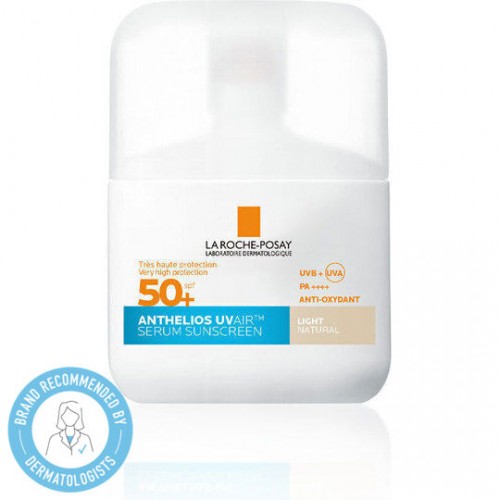 La Roche Posay Anthelios UV Air Serum Solaire Αντηλιακός Ορός με Χρώμα Light SPF50+ 50ml