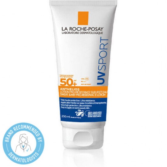 La Roche Posay Anthelios UV Sport Sweat & Wet Pro-Resistance Lotion , Αντηλιακή Λοσιόν για Έντονη Άθληση SPF50+ 200ml La Roche Posay Anthelios UV Sport Sweat & Wet Pro-Resistance Lotion , Αντηλιακή Λοσιόν για Έντονη Άθληση SPF50+ 200ml