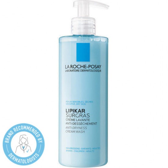 La Roche Posay Lipikar Surgras Liquide, Κρέμα για Ντουζ, Αναπλήρωση Λιπιδίων, Κατά της Ξηρότητας, 400ml