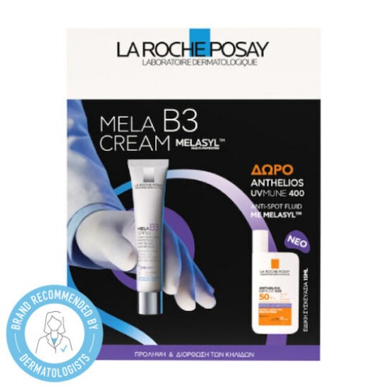 La Roche-Posay Promo Mela B3 SPF30 Κρέμα Προσώπου κατά των Κηλίδων & Anthelios UVMUNE 400 Anti-Dark Spot Fluid spf50+ 15ml La Roche-Posay Promo Mela B3 SPF30 Κρέμα Προσώπου κατά των Κηλίδων & Anthelios UVMUNE 400 Anti-Dark Spot Fluid spf50+ 15ml