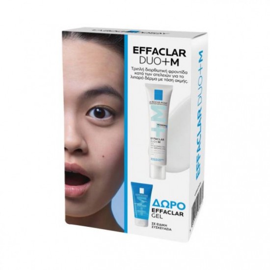 La Roche Posay Promo Effaclar Duo +M Επανορθωτική Φροντίδα κατά των Σοβαρών Aτελειών 40ml & Δώρο Effaclar Gel +M Αφρώδες Gel Καθαρισμού 50ml