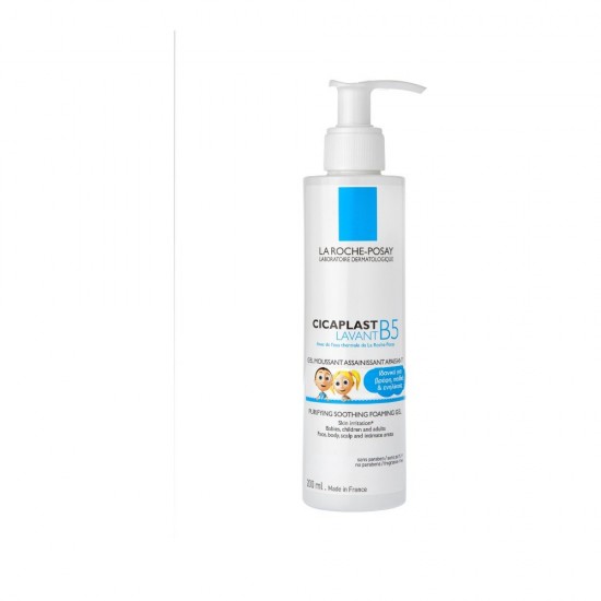 La Roche Posay Posay Cicaplast B5 Gel Lavant, Καταπραϋντικό Τζελ Καθαρισμού, Βρέφη-Ενήλικες 200ml