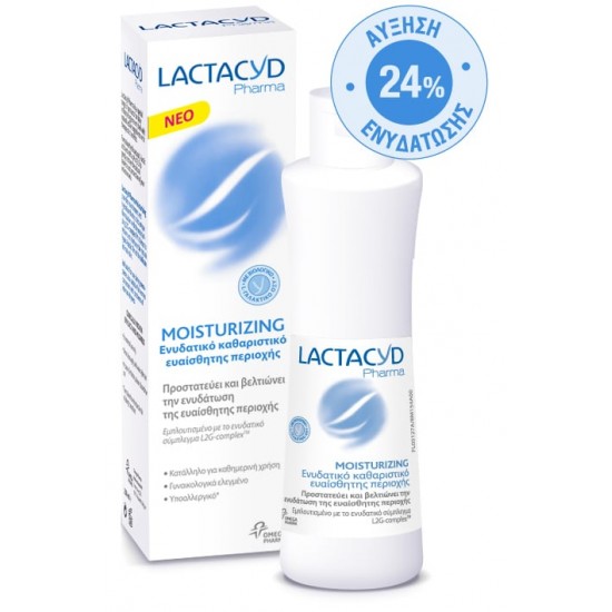 Lactacyd Moisturizing, Καθαριστικό που Ενυδατώνει την Ευαίσθητη Περιοχή 250ml