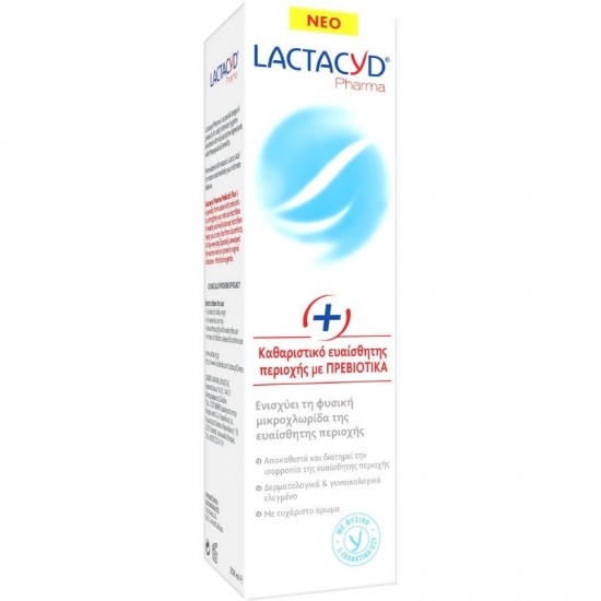 Lactacyd Intimate Wash with Prebiotics Καθαριστικό ευαίσθητης περιοχής με Πρεβιοτικά 250ml 