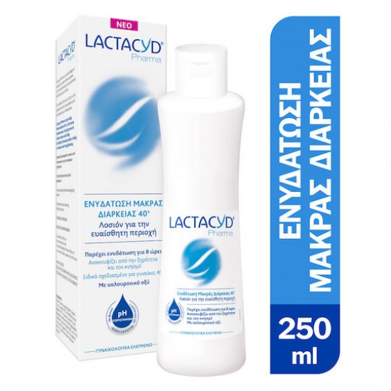 Lactacyd Long Lasting Moisturising 40+, Λοσιόν Kαθαρισμού Για την Ευαίσθητη Περιοχή  250ml