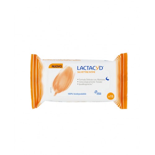 Lactacyd Μαντηλάκια Καθαρισμού Ευαίσθητης Περιοχής 15pcs Lactacyd Μαντηλάκια Καθαρισμού Ευαίσθητης Περιοχής 15pcs