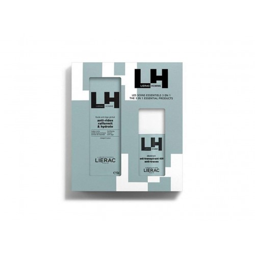 Lierac Promo Homme Global Anti-Aging, Anti-Wrinkles Firms - Moisturizes Fluid Λεπτόρρευστη Ενυδατική Κρέμα Προσώπου με Αντιρυτιδική Δράση 50ml & Δώρο Deodorant Anti-Transpirant 48h Anti-Traces Ανδρικό Αντιιδρωτικό Αποσμητικό 48ωρης Προστασίας 50ml Lierac Promo Homme Global Anti-Aging, Anti-Wrinkles Firms - Moisturizes Fluid Λεπτόρρευστη Ενυδατική Κρέμα Προσώπου με Αντιρυτιδική Δράση 50ml & Δώρο Deodorant Anti-Transpirant 48h Anti-Traces Ανδρικό Αντιιδρωτικό Αποσμητικό 48ωρης Προστασίας 50ml
