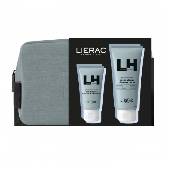 Lierac Promo Homme Energizing Moisturizing Gel 50ml & All-Over Shower Gel 200ml