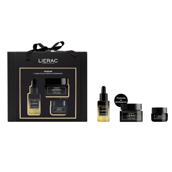 Lierac Premium Promo The Absolute Serum Ορός Που Διορθώνει Όλα Τα Σημάδια Γήρανσης 30ml & The Silky Cream Κρέμα Προσώπου Ανταλλακτικό 50ml & The Eye Cream Κρέμα Ματιών 20ml