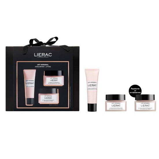 Lierac Promo Lift Integral Night Cream Αναδομητική Κρέμα Νύχτας 50ml & Lift Integral Firming Day Cream Refill Συσφιγκτική Κρέμα Ημέρας Ανταλλακτικό 50ml & The Neck & Décolleté Cream Συσφικτική Κρέμα για Λαιμό & Ντεκολτέ 50ml