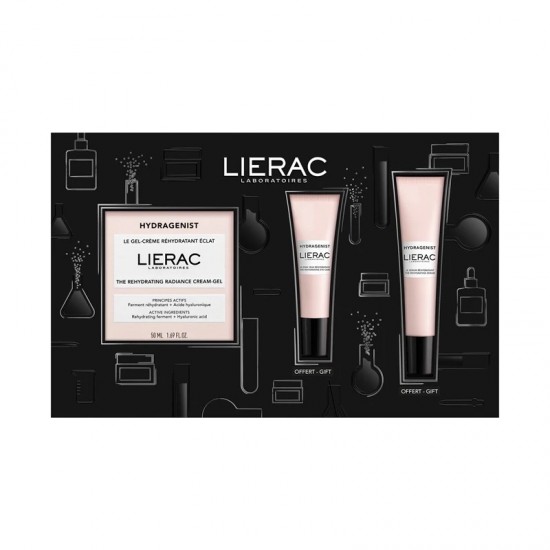 Lierac Promo Hydragenist, Rehydrating Radiance Cream-Gel,Ενυδατική Κρέμα Προσώπου 50ml & ΔΩΡΟ Rehydrating Eye Care, Κρέμα Ματιών 7.5ml & Rehydrating Serum, Ενυδατικός Ορός 15ml