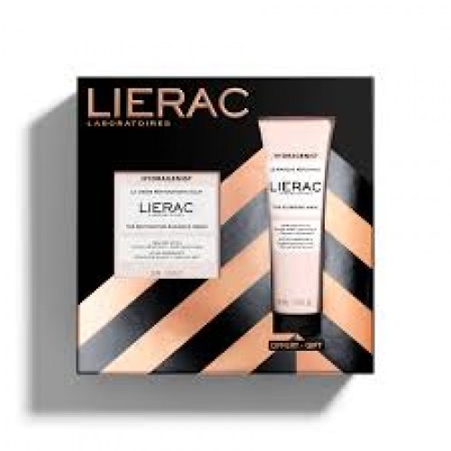 Lierac Promo Hydragenist Creme Κρέμα Προσώπου για Ενυδάτωση & Λάμψη  Κανονικές έως Ξηρές Επιδερμίδες 50ml & ΔΩΡΟ Hydragenist Η Μάσκα Επαναπύκνωσης & Λάμψης 75ml