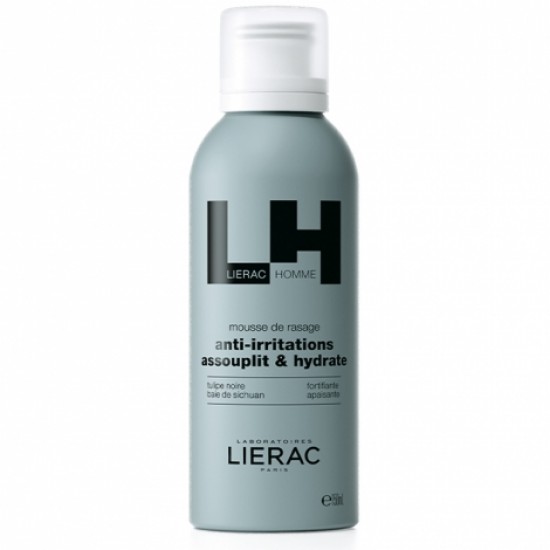 Lierac Homme Anti-Irritations Assouplit & Hydrate, Αφρός Ξυρίσματος 150ml