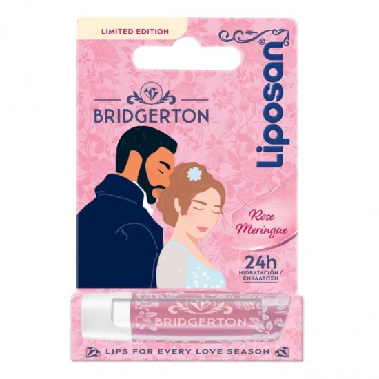 Liposan Limited Edition Bridgerton Rose Meringue Eνυδατικό Balm Χειλιών Τριαντάφυλλο 4.8g Liposan Limited Edition Bridgerton Rose Meringue Eνυδατικό Balm Χειλιών Τριαντάφυλλο 4.8g