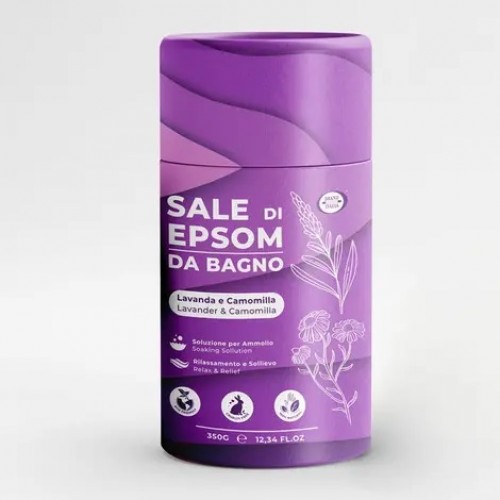 Brand Italia Άλατα Μπάνιου EPSOM Λεβάντα & Χαμομήλι 350gr
