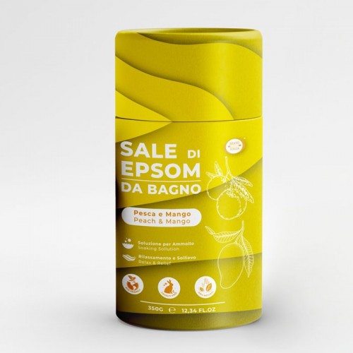 Brand Italia Άλατα Μπάνιου EPSOM Ροδάκινο & Μάνγκο 350gr