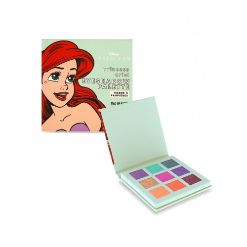 Mad Beauty Princess Ariel Eye Shadow Palette, Παλέτα με 9 Σκιές Ματιών