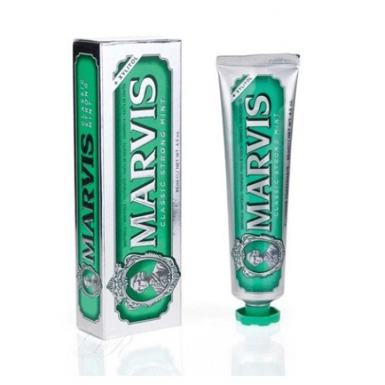 Marvis Classic Strong Mint Οδοντόκρεμα Με Δροσερή Γεύση Μέντας 25ml