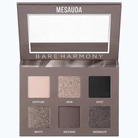 Mesauda Bare Harmony 202 Παλέτα Σκιών Deep Smoky 6x1gr