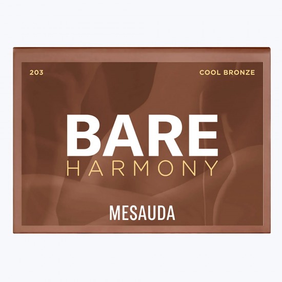 Mesauda Bare Harmony 203 Παλέτα Σκιών Cool Bronze 6x1gr