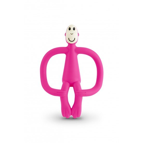 Matchstick Monkey Teething Toy and Gel Applicator Pink Matchstick Monkey Teething Toy and Gel Applicator Pink