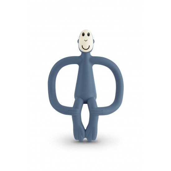 Matchstick Monkey Teething Toy and Gel Applicator Airforce Blue 3m+ Matchstick Monkey Teething Toy and Gel Applicator Airforce Blue 3m+