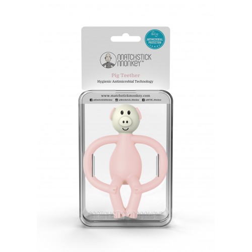 Matchstick Monkey Pig Teether 